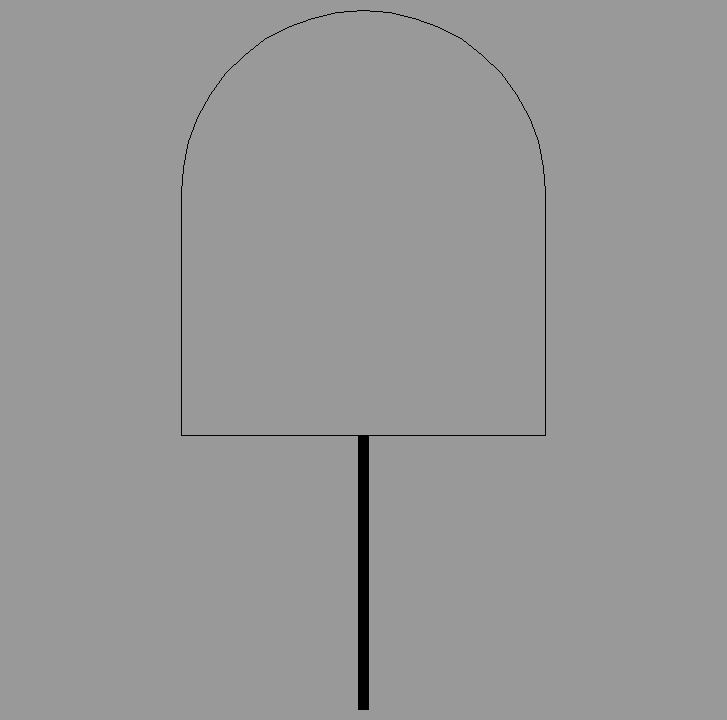 Bloque Autocad Antiariete colocado-D